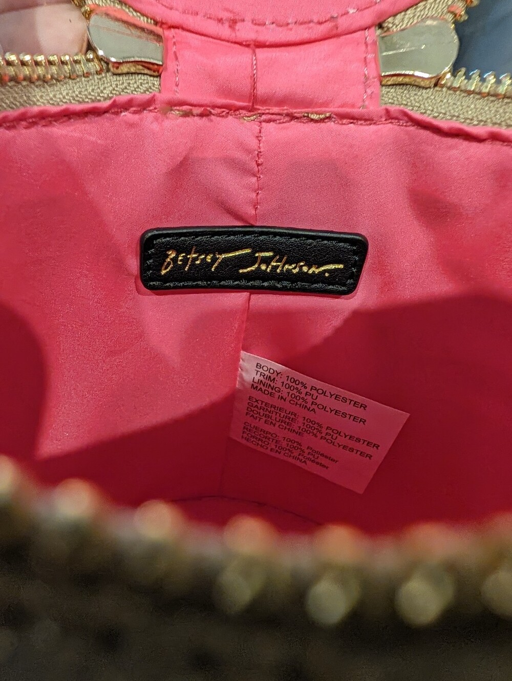 Betsey Johnson Kitsch Queen Bee Crystal Crossbody Bag - Picture 9 of 9